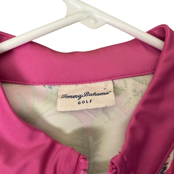 Tommy Bahama Pink and Green Tropical Print Dress - Picture 4 of 7